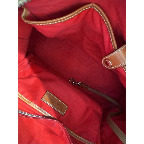 Dooney & Bourke Lexington Black Pebbled Leather Double Handle Zipper Tote Bag - Picture 13 of 13